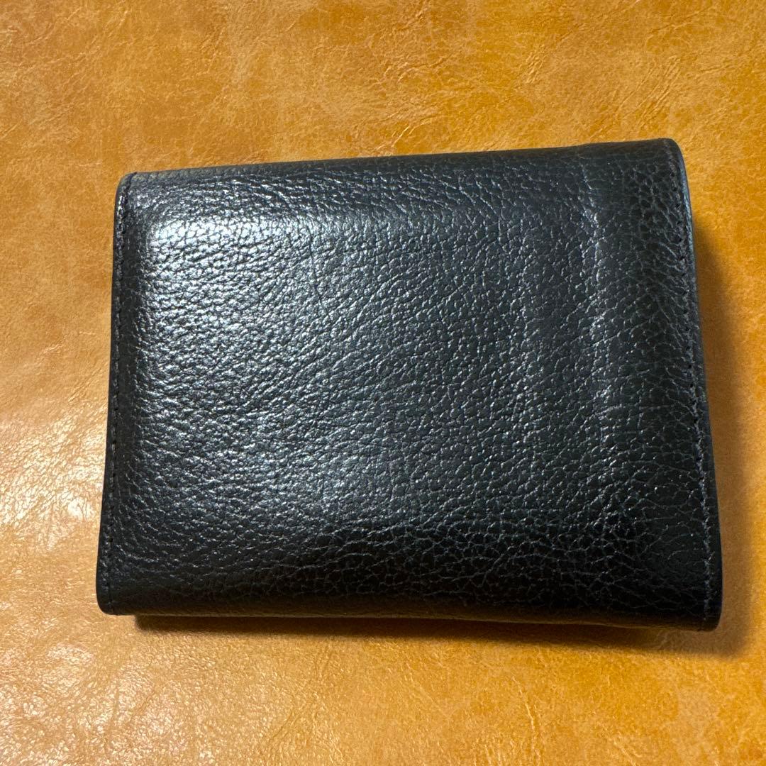 イルビゾンテ　三つ折り財布　ブラック