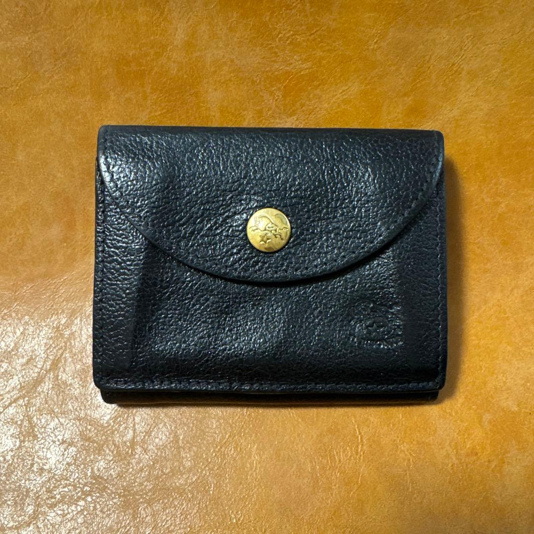 イルビゾンテ　三つ折り財布　ブラック