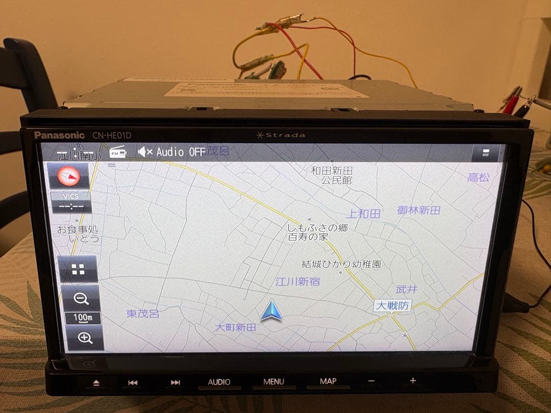 ★ストラーダPanasonicカーナビCN-HE01D ★地図データ2021年