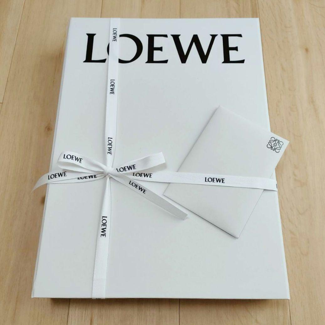 【LOEWE】ロエベ レザーアナグラム ウール&モヘア マフラー 完売品 レア