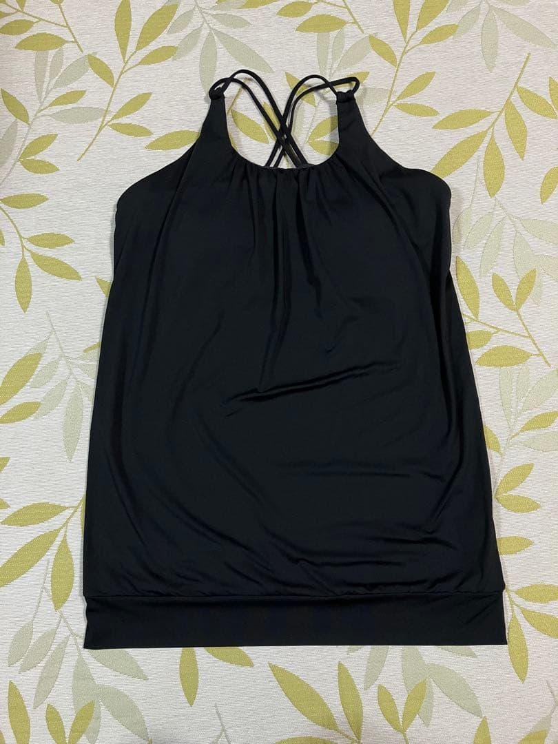 【SUKALA】フロントギャザークロスキャミソール LL