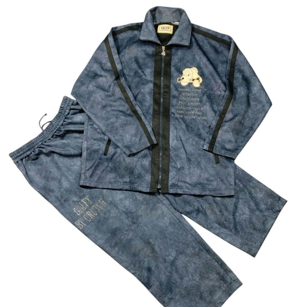 GALFY 犬刺繍 ジャージ セットアップ Y2K 平成