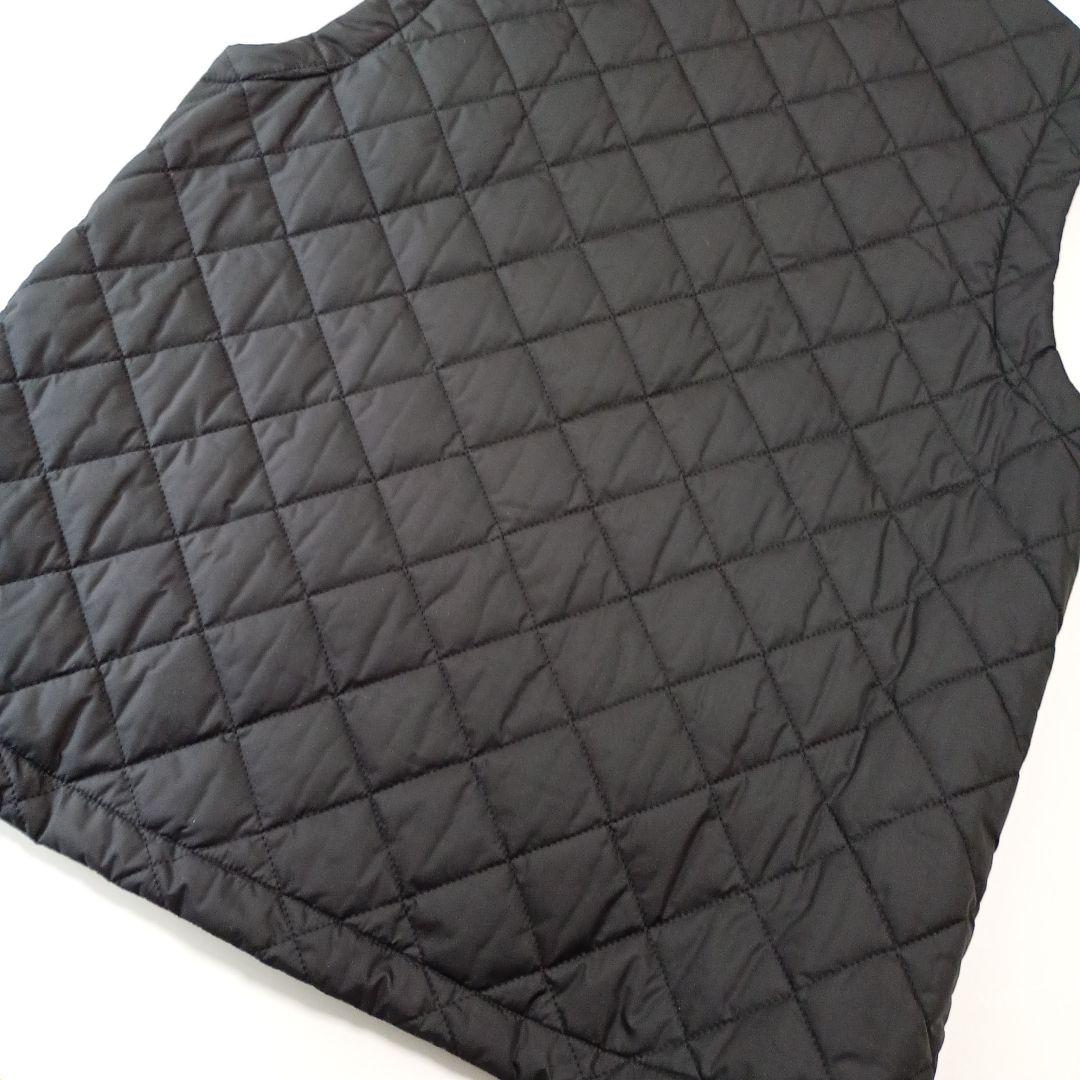 prit フリーサイズ キルティングベストノースリーブベスト ブラック 日本製
