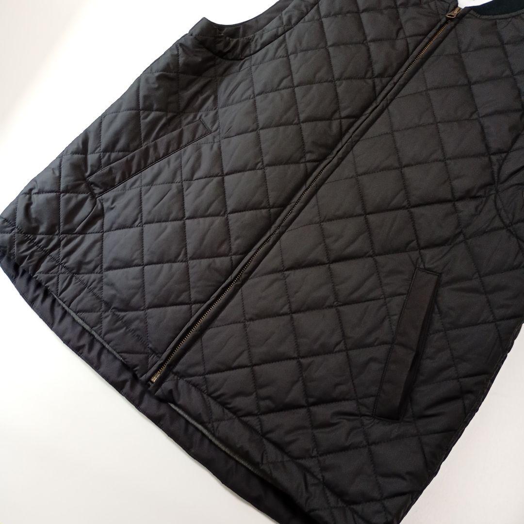 prit フリーサイズ キルティングベストノースリーブベスト ブラック 日本製