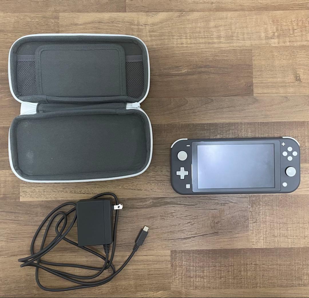 Nintendo Switch Lite 黒 本体 充電器・ケース付き