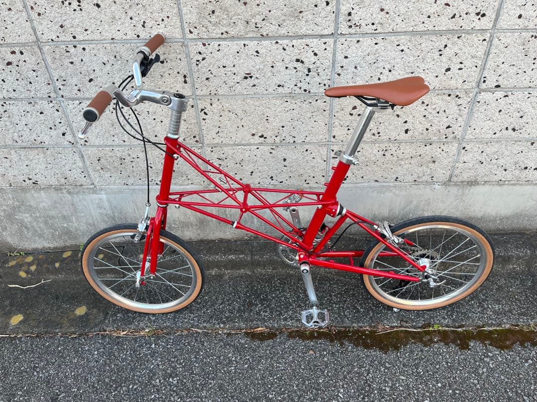 【即乗】ノーブランド（Alex Moulton風／TSR系？）再塗装 10速