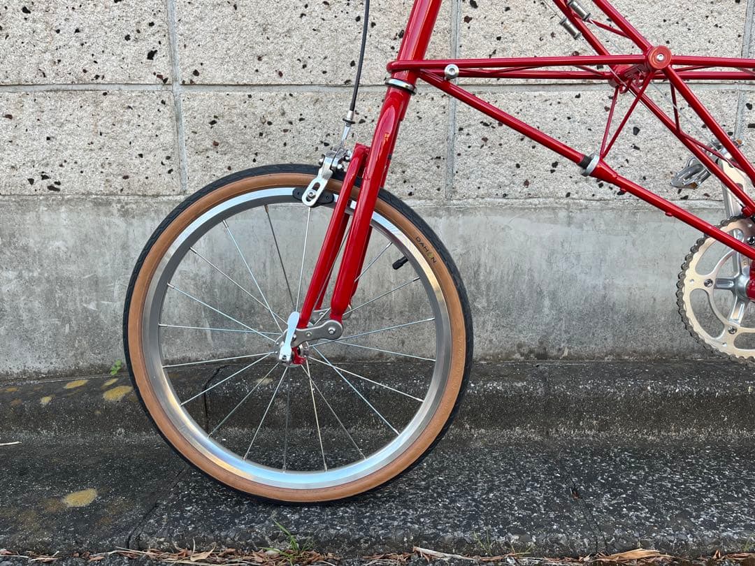 【即乗】ノーブランド（Alex Moulton風／TSR系？）再塗装 10速