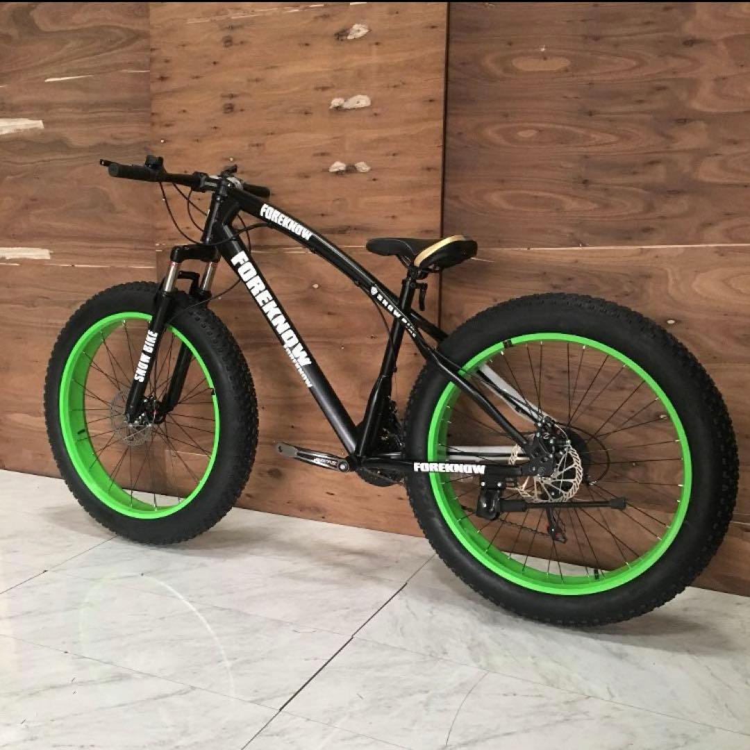 新品　ファットバイク　マウンテンバイク　自転車　BMX ビーチクルーザー