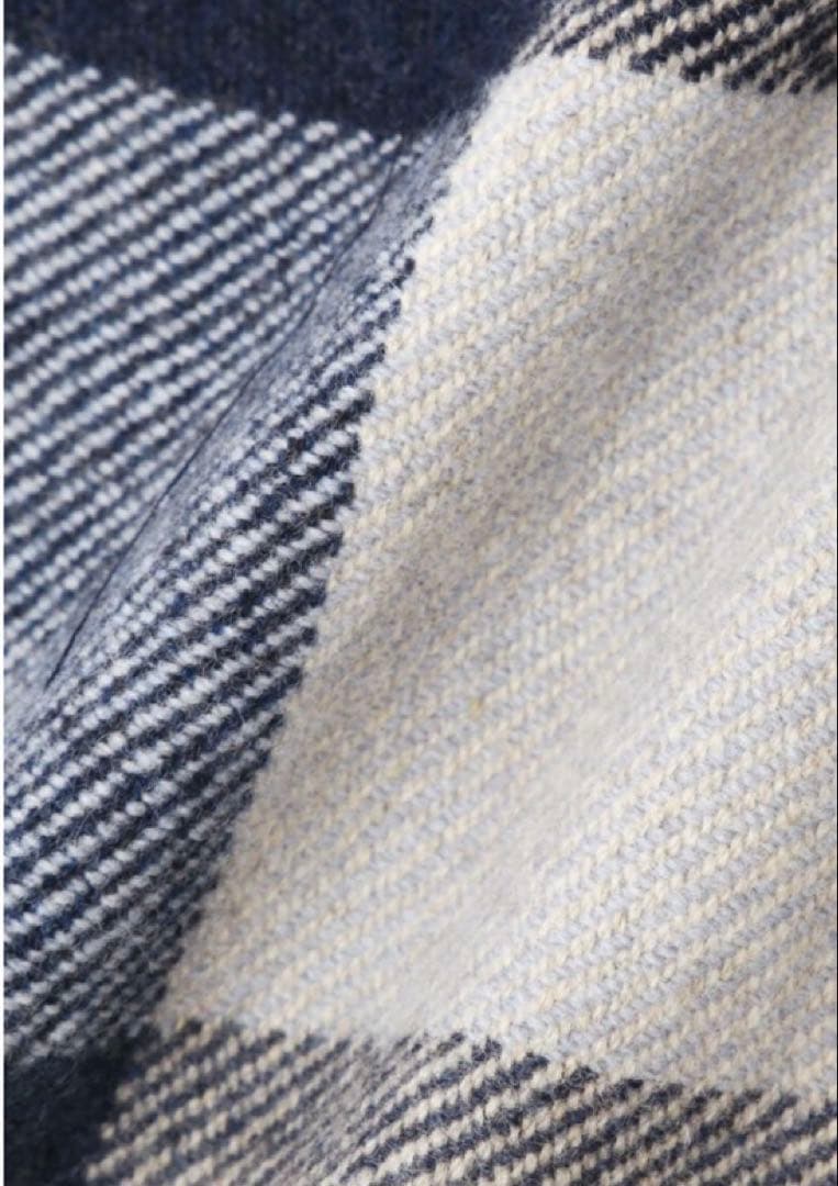 【美品】マーガレットハウエルBLOCK CHECK SCARF（神南店・OS限定