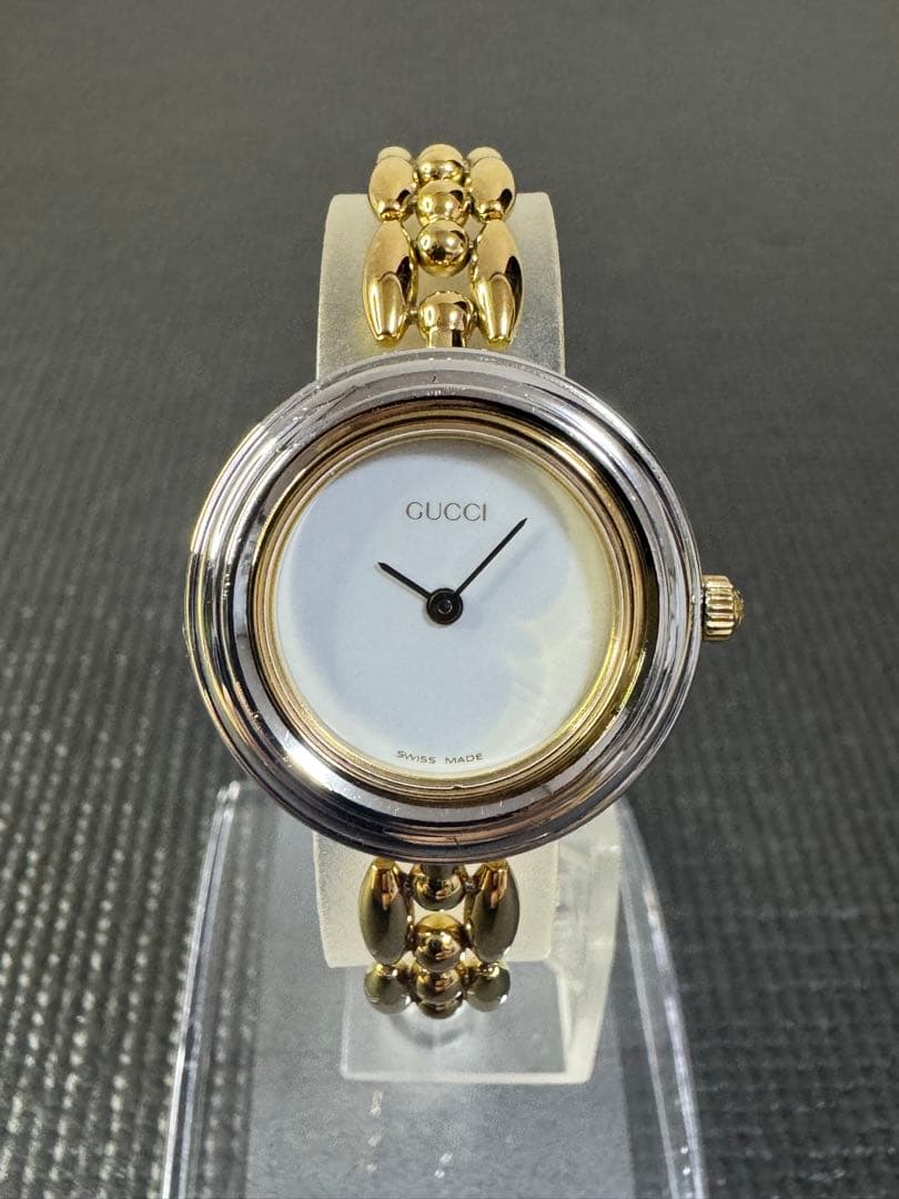 グッチ GUCCI チェンジベゼル 11/12.2 レディース腕時計
