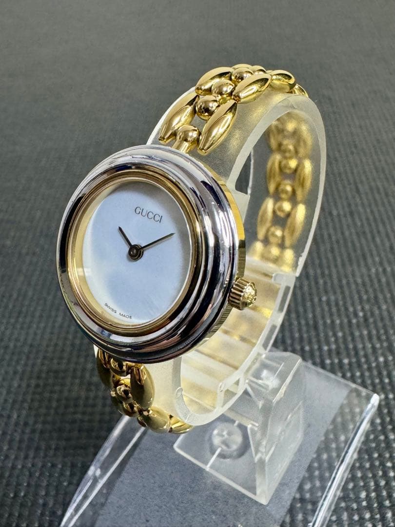 グッチ GUCCI チェンジベゼル 11/12.2 レディース腕時計