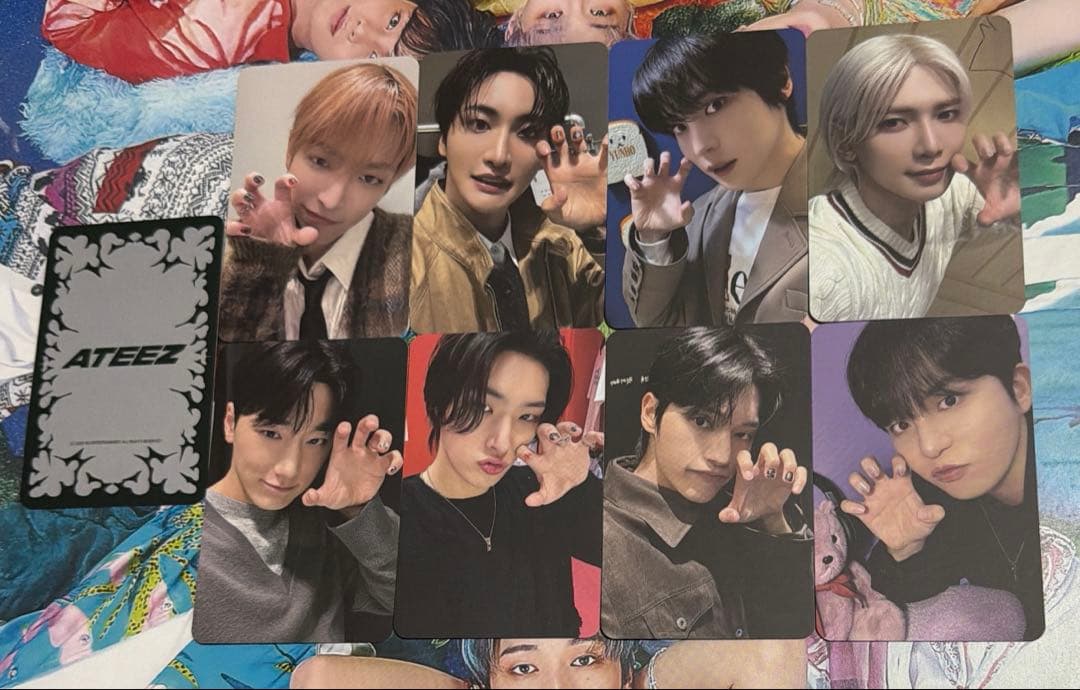 ATEEZ GELNAIL STICKER コンプリート ネイル シール封入