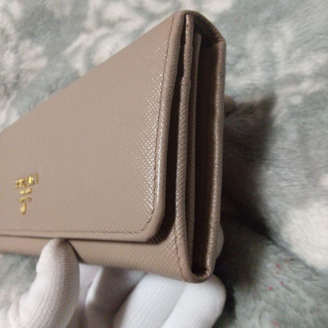 PRADA サフィアーノベージュ 長財布 カードケース付き