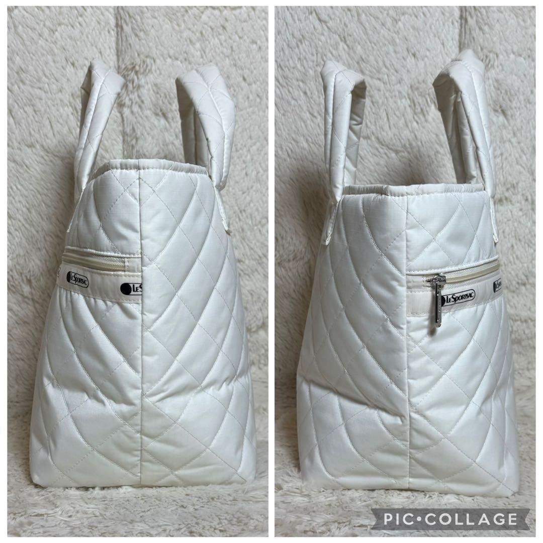 LeSportsac 50周年記念 神崎惠コラボ トートバッグ メレンゲホワイト