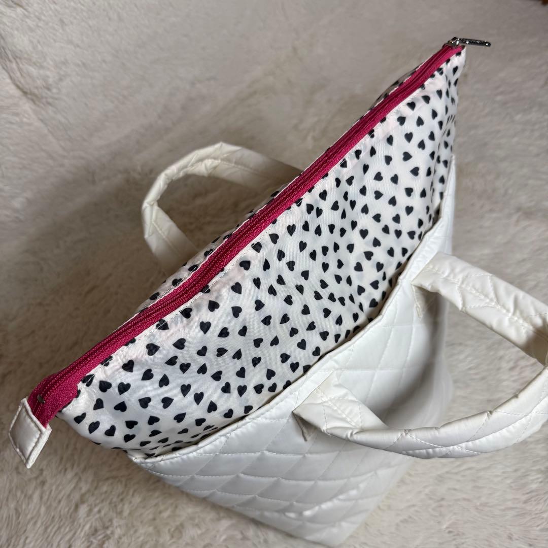 LeSportsac 50周年記念 神崎惠コラボ トートバッグ メレンゲホワイト