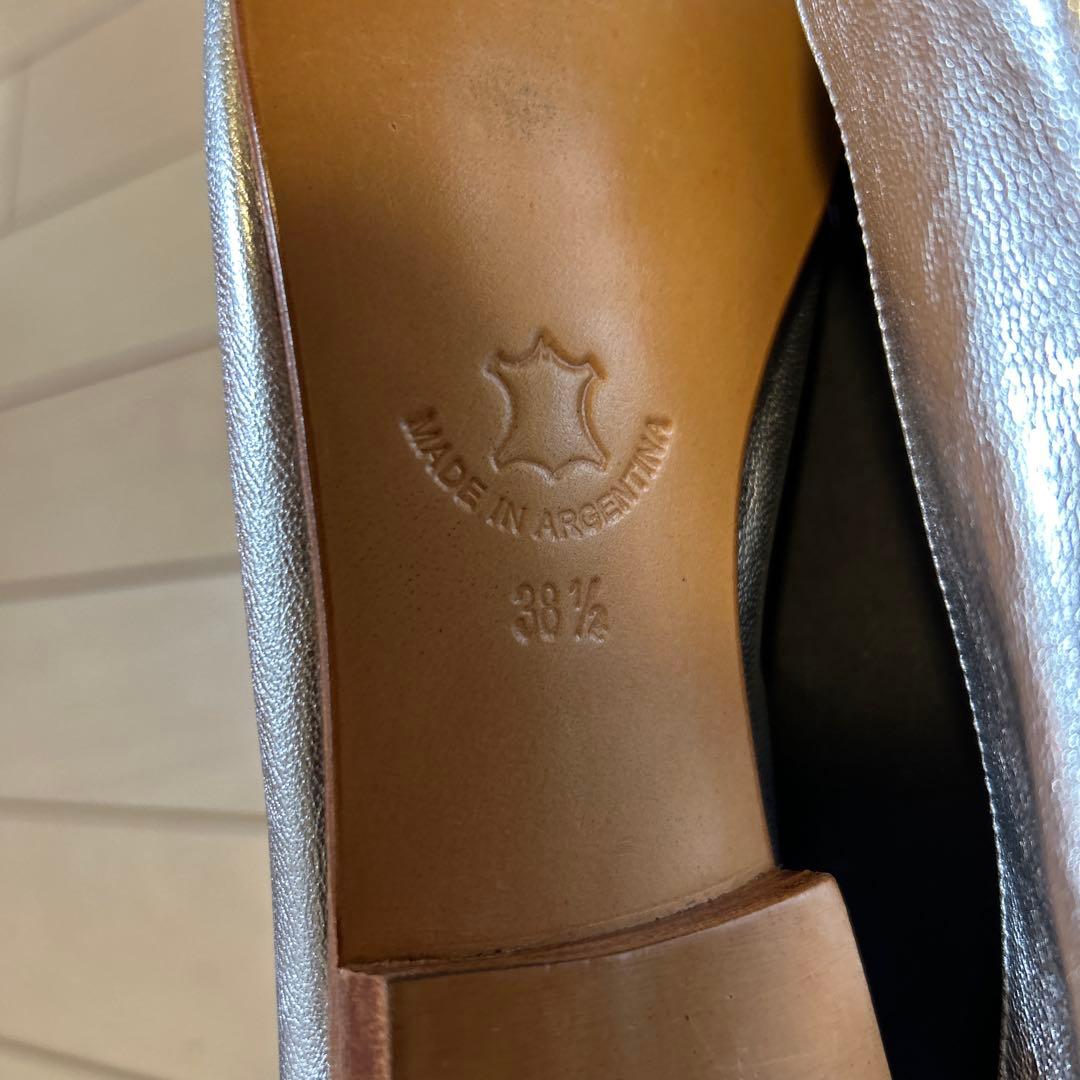 Martiniano シルバーフラットシューズ　未使用