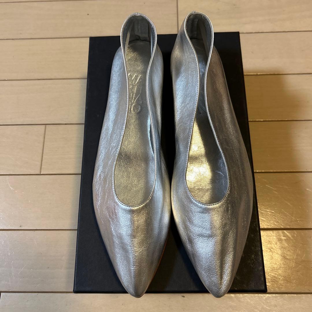 Martiniano シルバーフラットシューズ　未使用