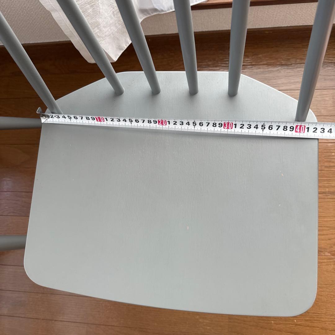 北欧デンマーク HAY ダイニングチェア J77 グレー　B ※2脚あり