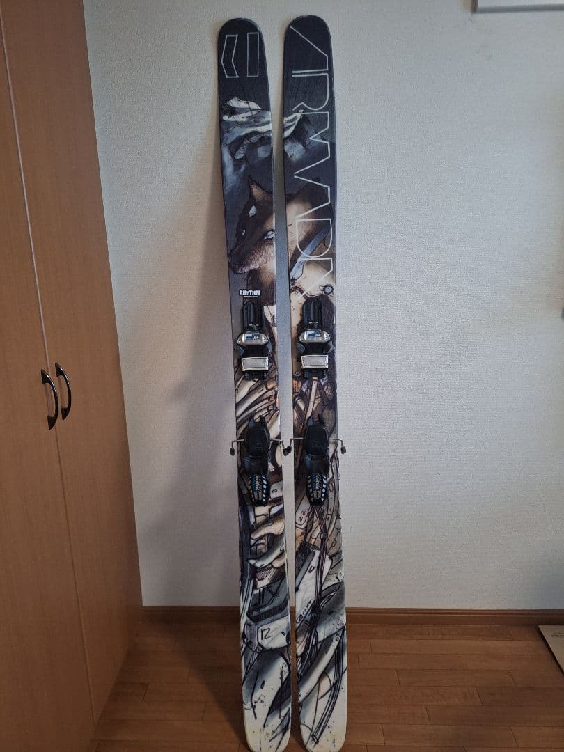 ARMADA　パウダースキー　板&ビンディング 185cm センター幅113