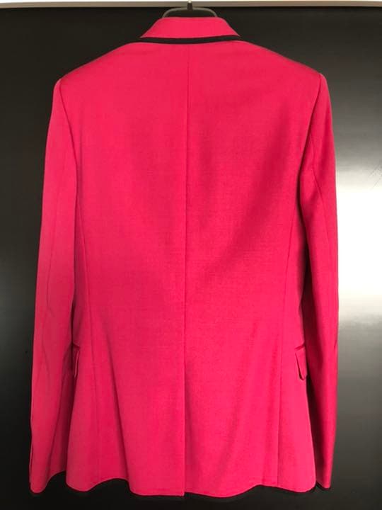 サンローランパリ エディスリマン 2014SS パイピング　ピンクジャケット42