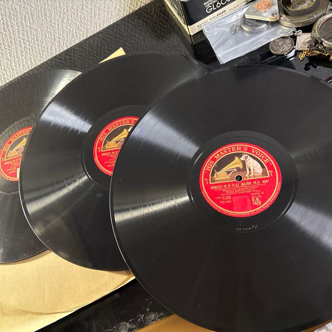 SP12in英HMV3枚組モーツァルトVIOLINSONATA /エリカモリーニ