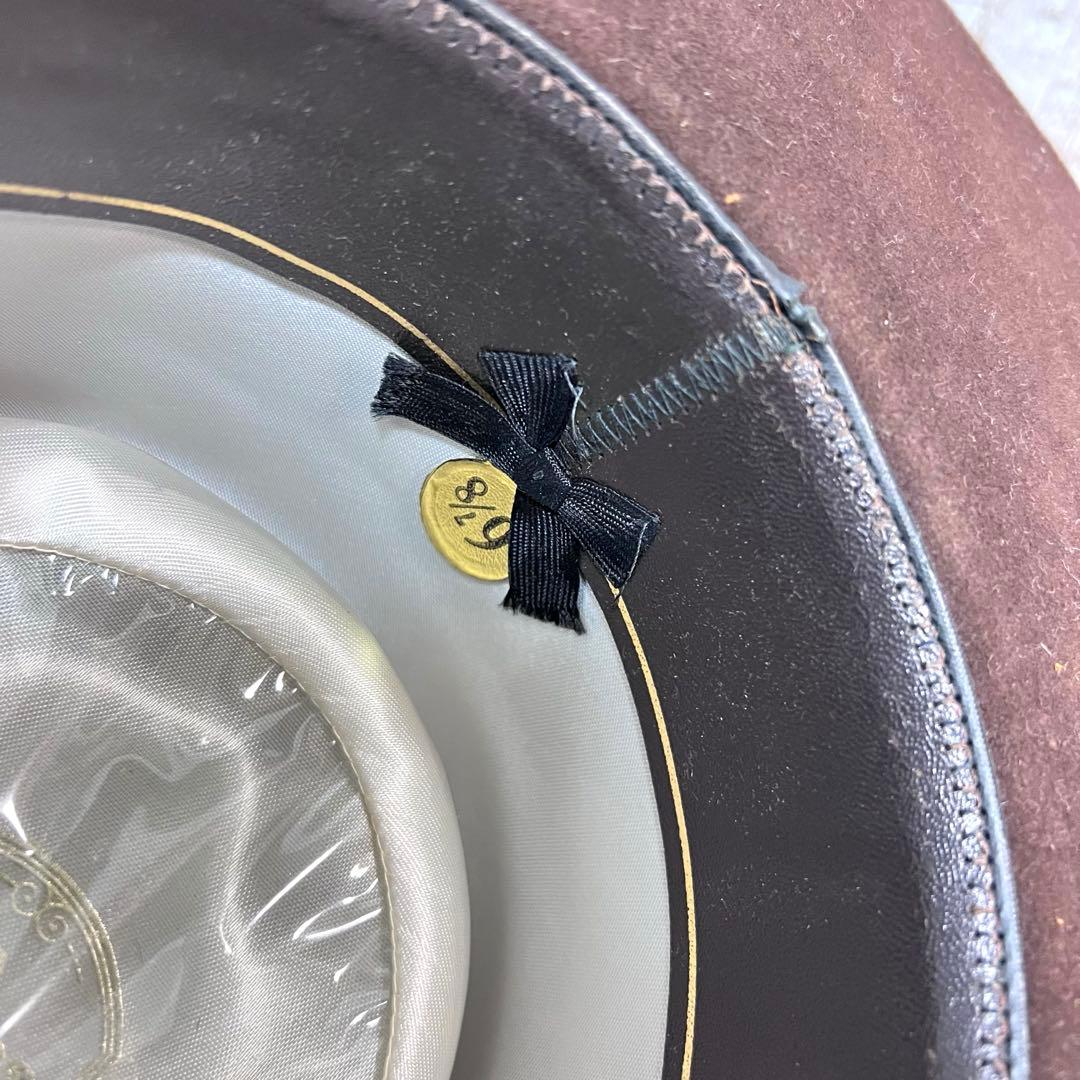 希少　STETSON ハット　6 8/7 ヴィンテージ　はブラウン　中古美品