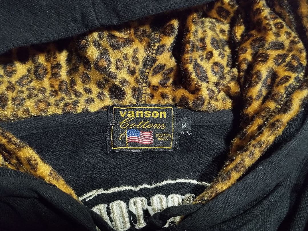VANSON バンソン パーカー ヒョウ柄 レオパード 00s y2k グランジ