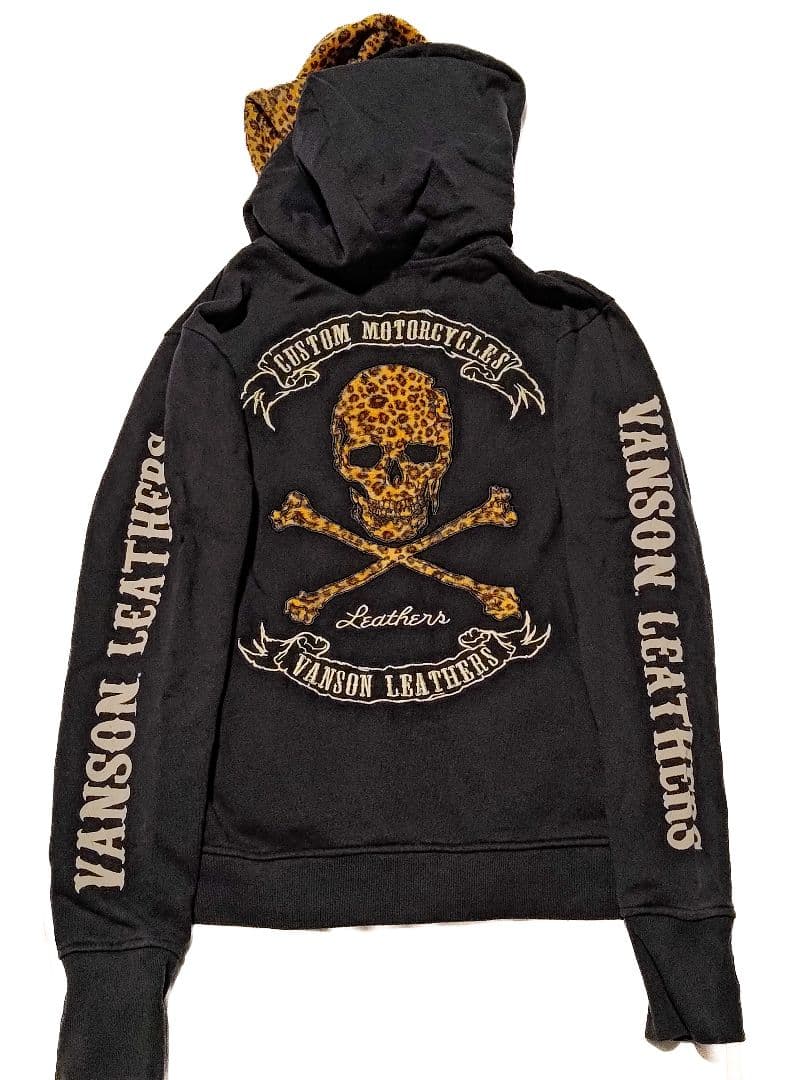 VANSON バンソン パーカー ヒョウ柄 レオパード 00s y2k グランジ
