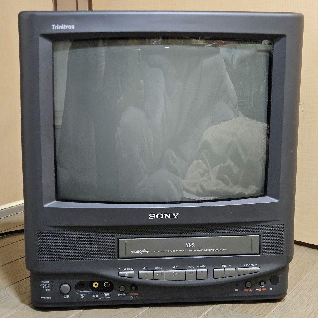 【VHS再生動作良好】SONY トリニトロン テレビデオ KV-14VHT1