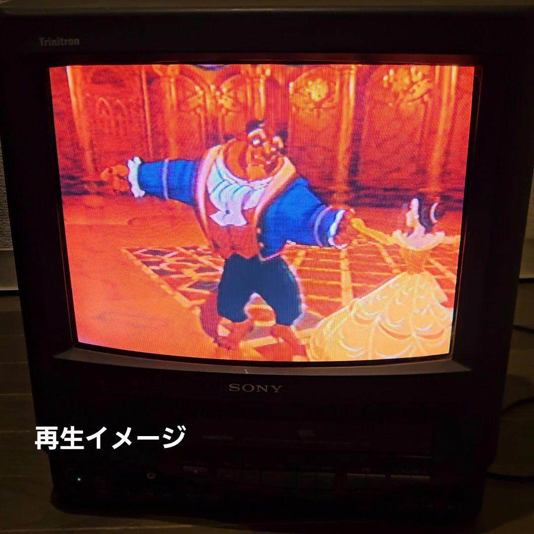【VHS再生動作良好】SONY トリニトロン テレビデオ KV-14VHT1