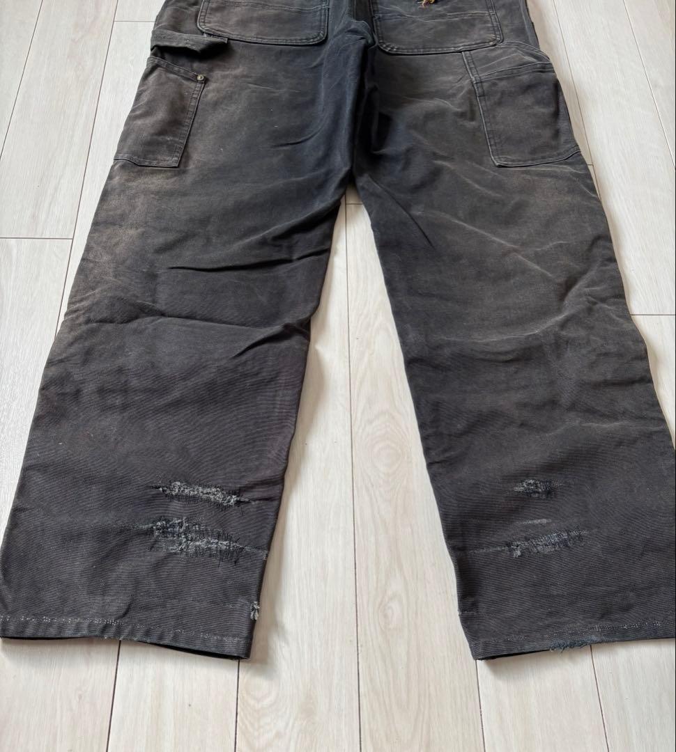 K*i様 【300円スタート】カーハート　ダブルニー　ブラック　フェード　雰囲気