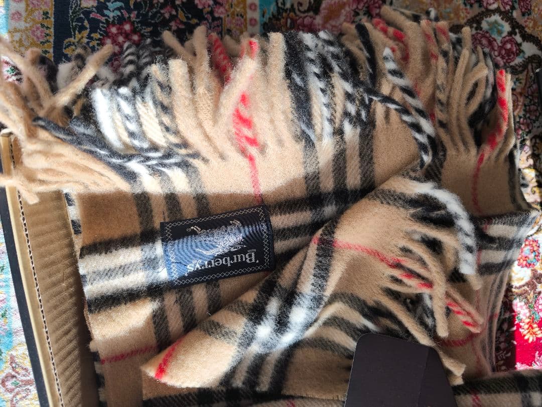 【未使用】BURBERRY バーバリー ひざ掛け ブランケット　ノバチェック