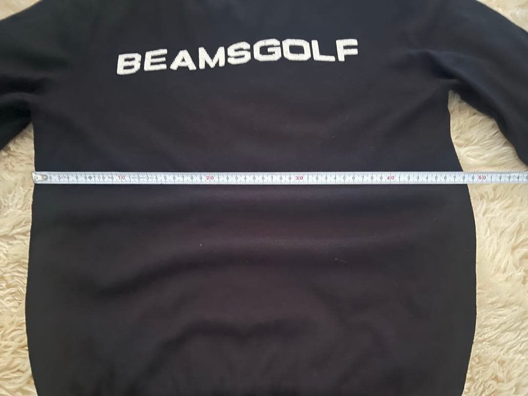 BEAMSGOLF ストライプタートルネックセーター Mサイズ