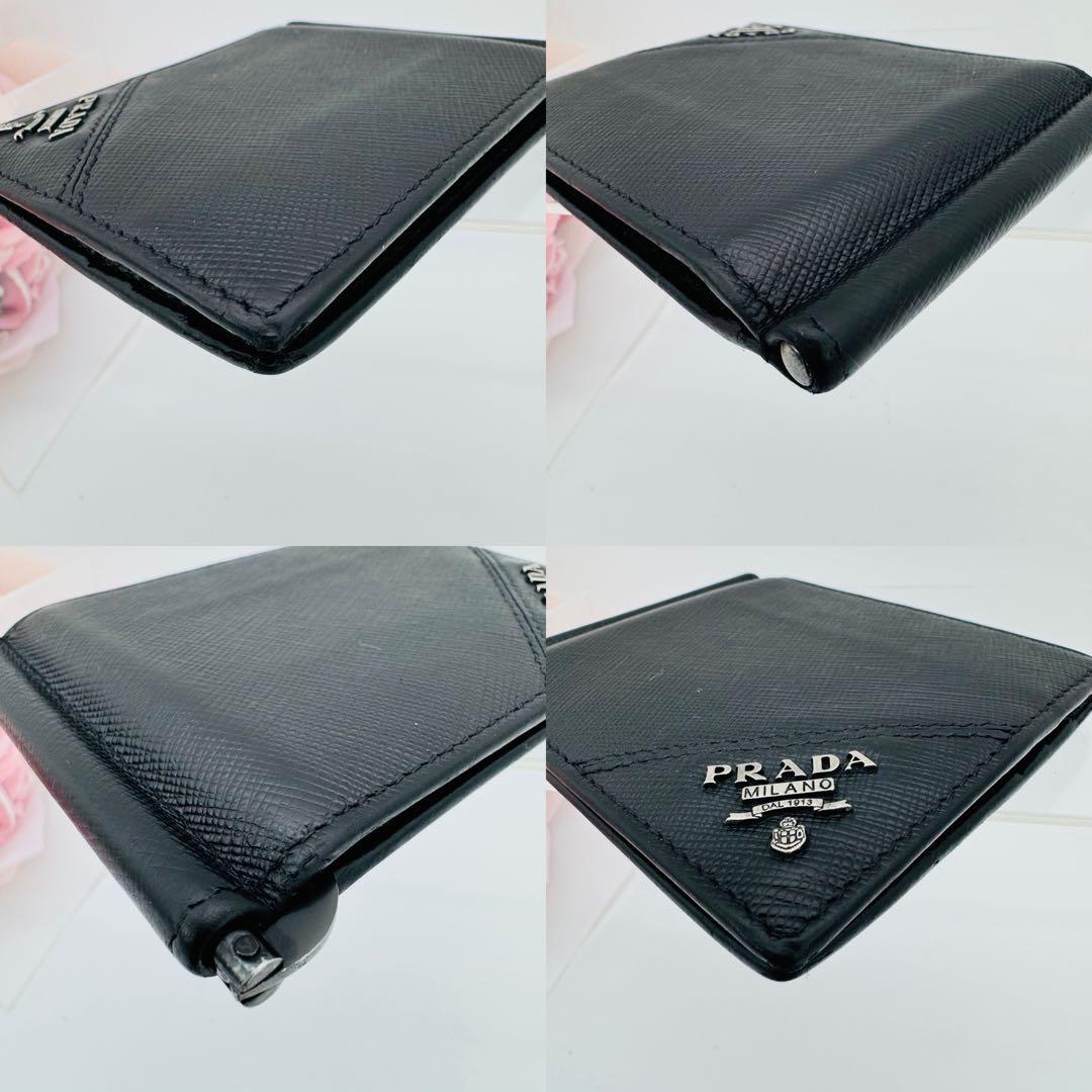 PRADA プラダ マネークリップ 札入れ カード入れ 358