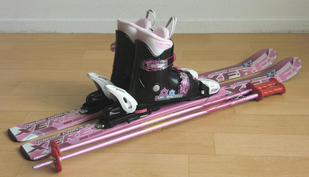 ■■12月・1月限定■送料無料■XERES■子供用スキーセット■100/20■■