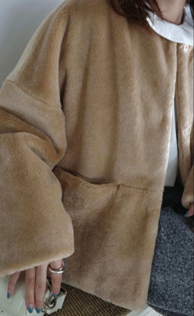 bow.a ボウ・エー ECO FUR JACKET エコーファージャケット