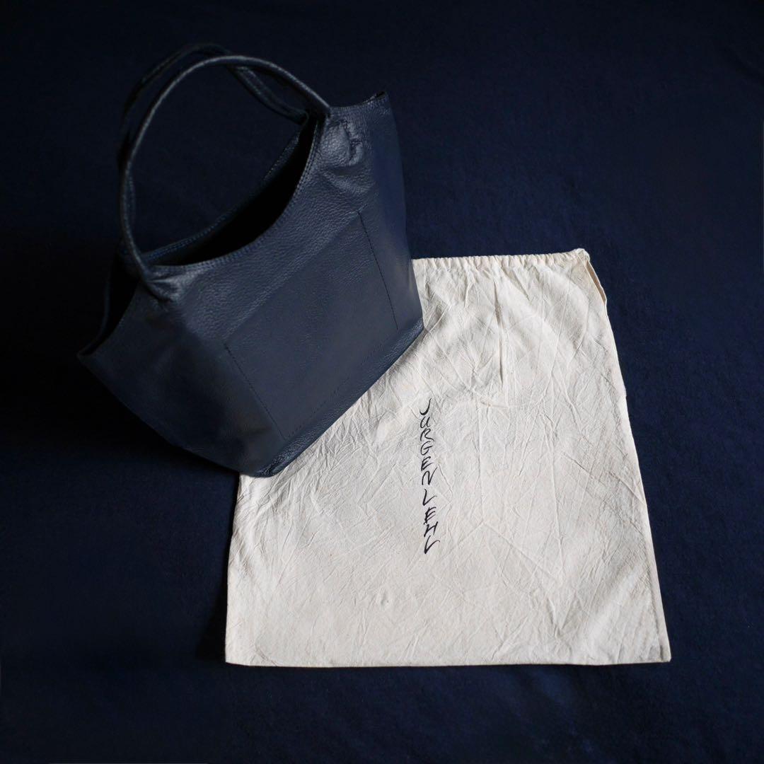 ヨーガンレール 豚革トートバッグ ネイビー