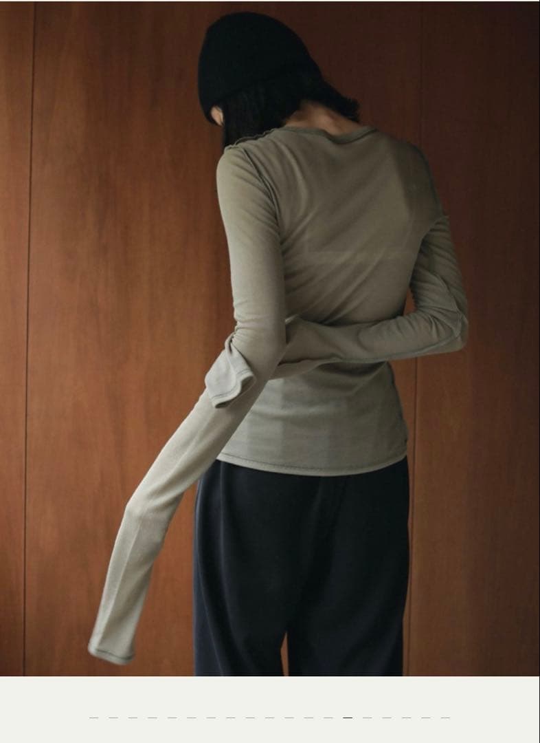 新品未使用　anuke Reversible Long T-shirts