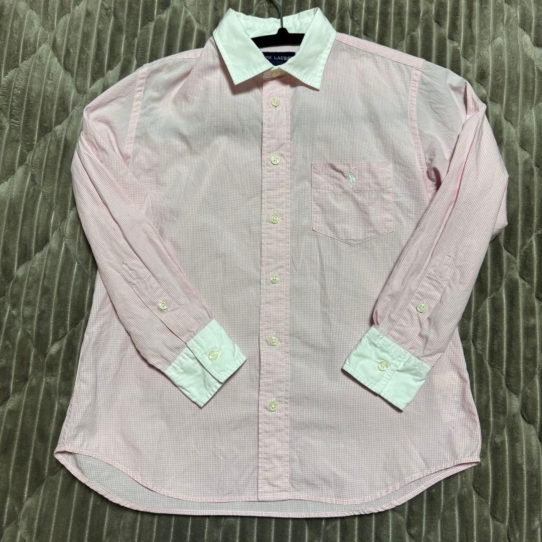 ラルフローレン 入学式 卒業式 紺ブレ 金ボタン セットアップ 130