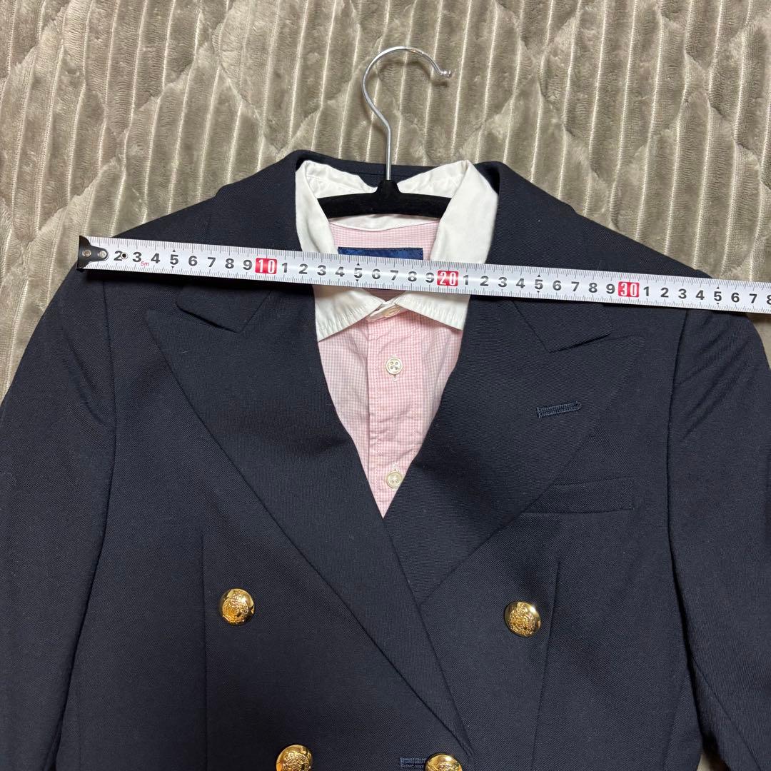 ラルフローレン 入学式 卒業式 紺ブレ 金ボタン セットアップ 130
