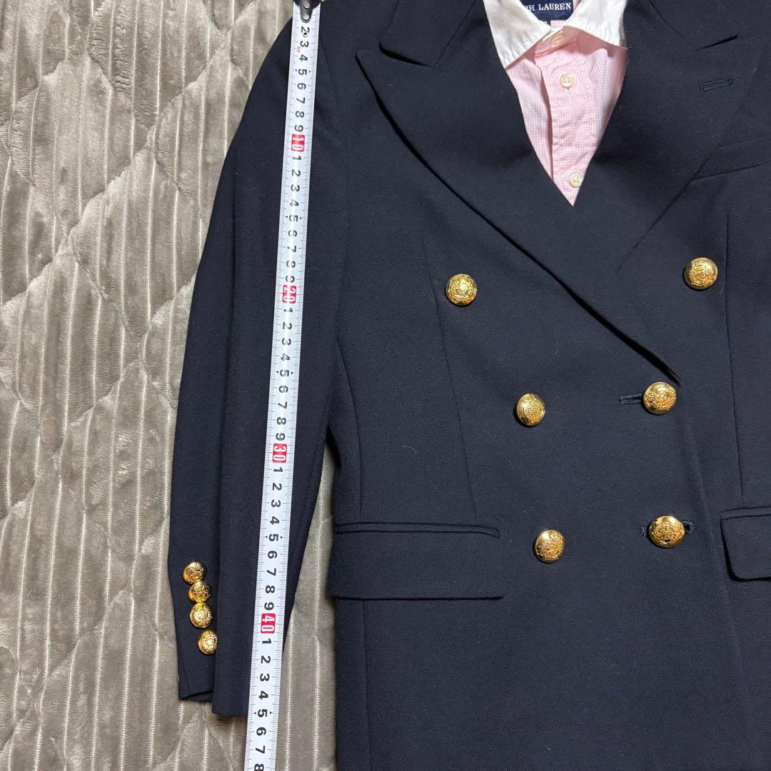 ラルフローレン 入学式 卒業式 紺ブレ 金ボタン セットアップ 130