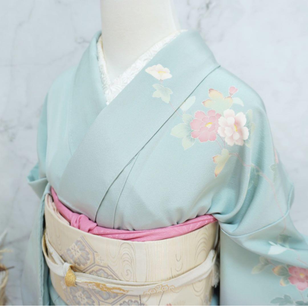 訪問着 フルセットa490卒業式　入学式　お宮参り　結婚式　七五三　落款