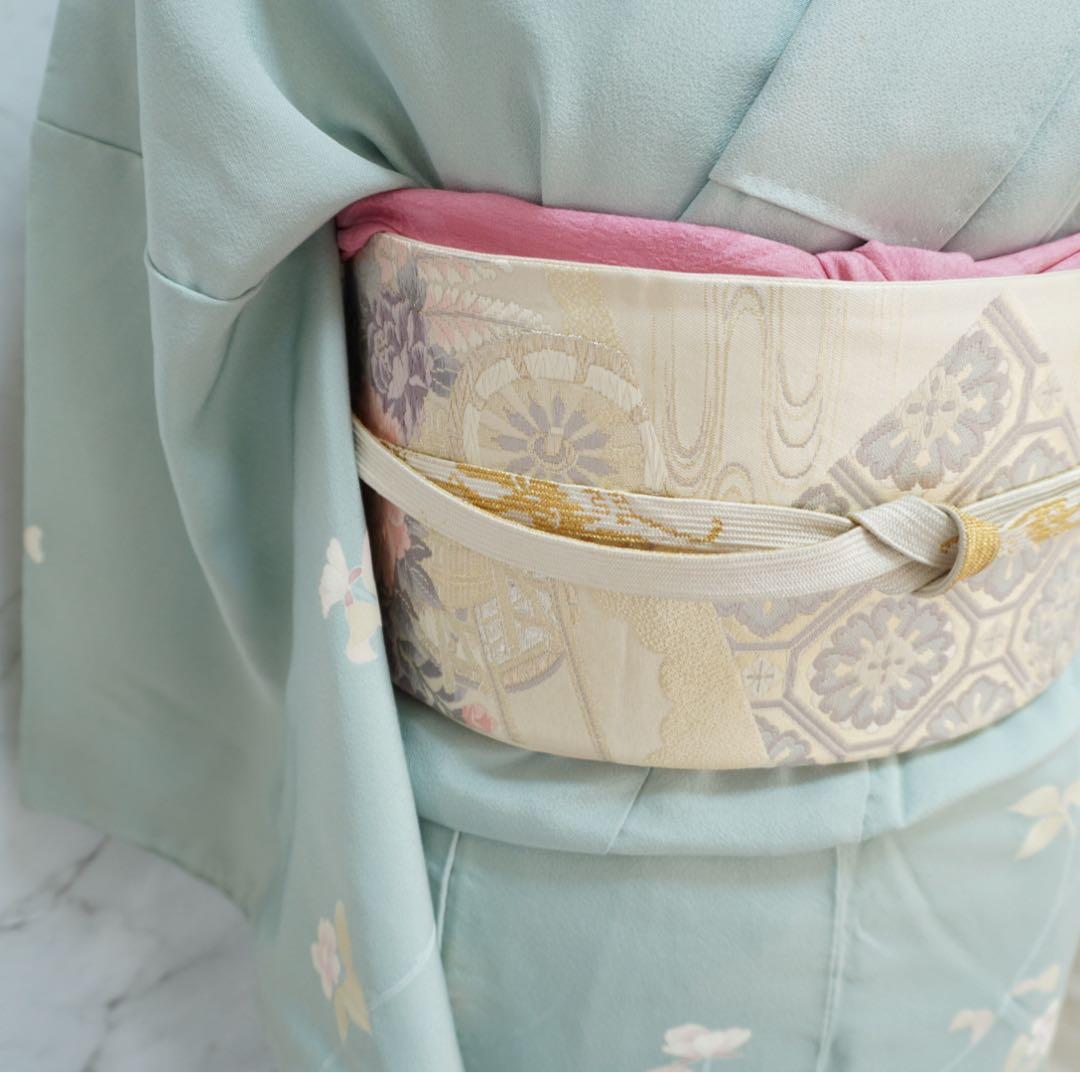 訪問着 フルセットa490卒業式　入学式　お宮参り　結婚式　七五三　落款