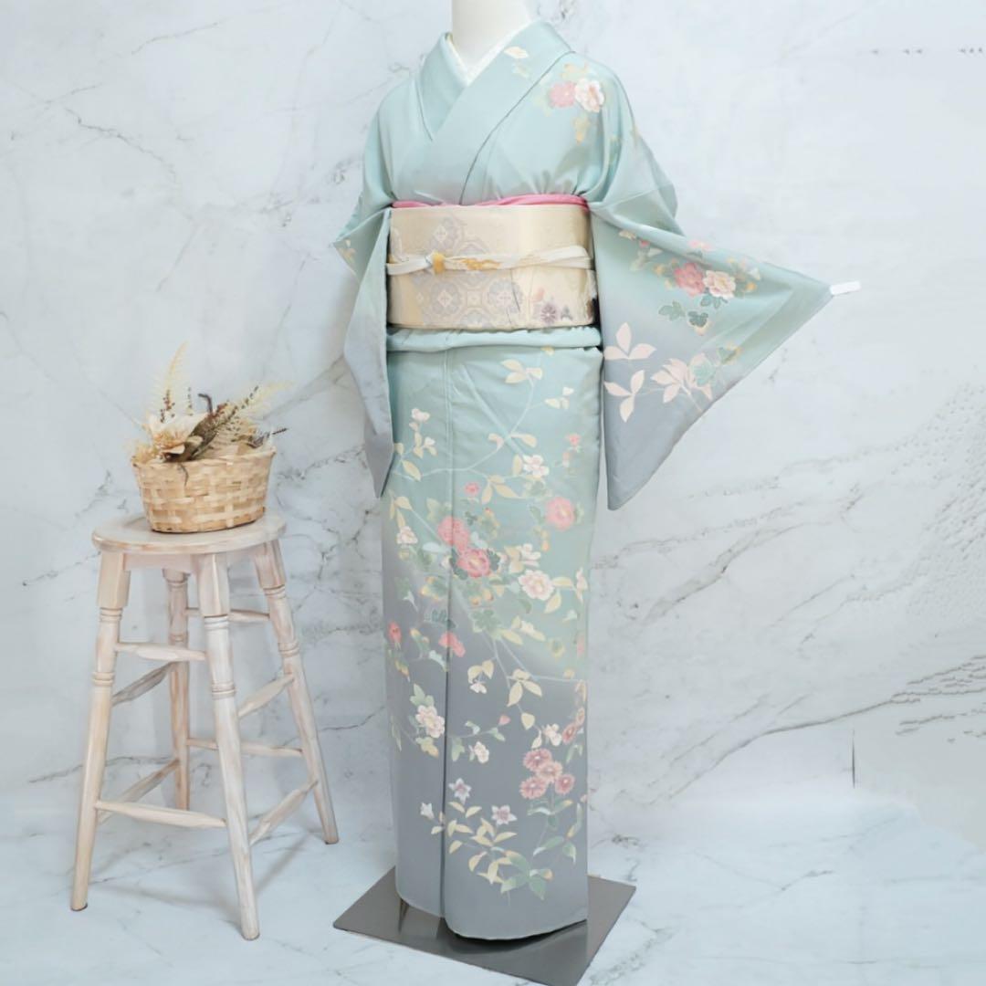 訪問着 フルセットa490卒業式　入学式　お宮参り　結婚式　七五三　落款