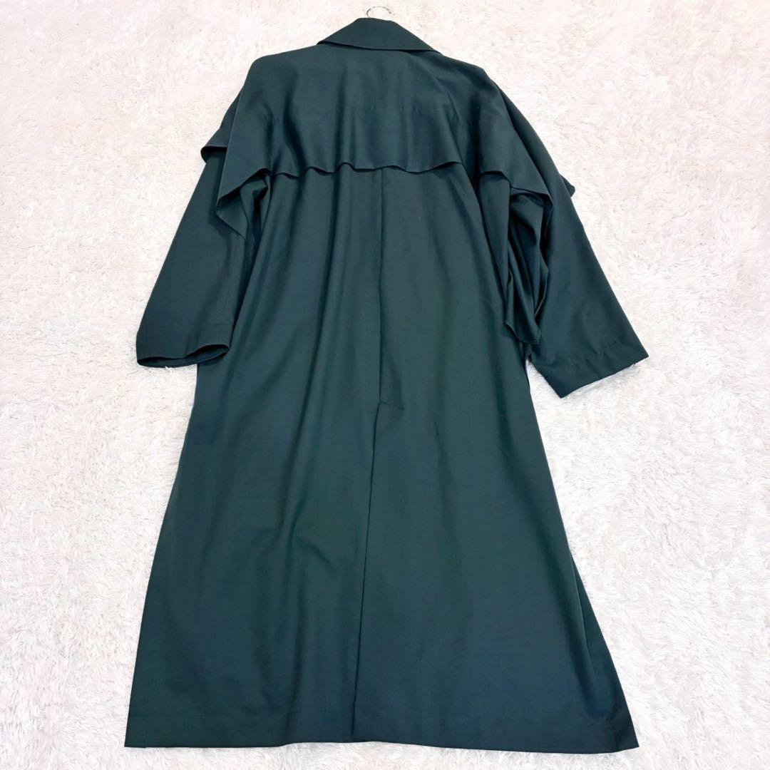 エンフォルド WO/PEギャバ レイヤードトレンチコート 38 M