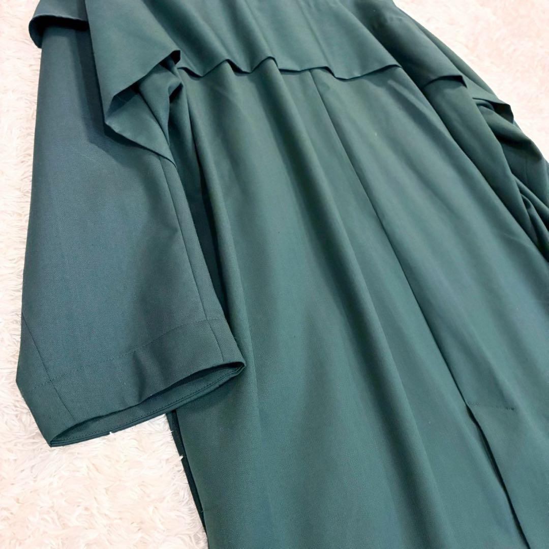 エンフォルド WO/PEギャバ レイヤードトレンチコート 38 M