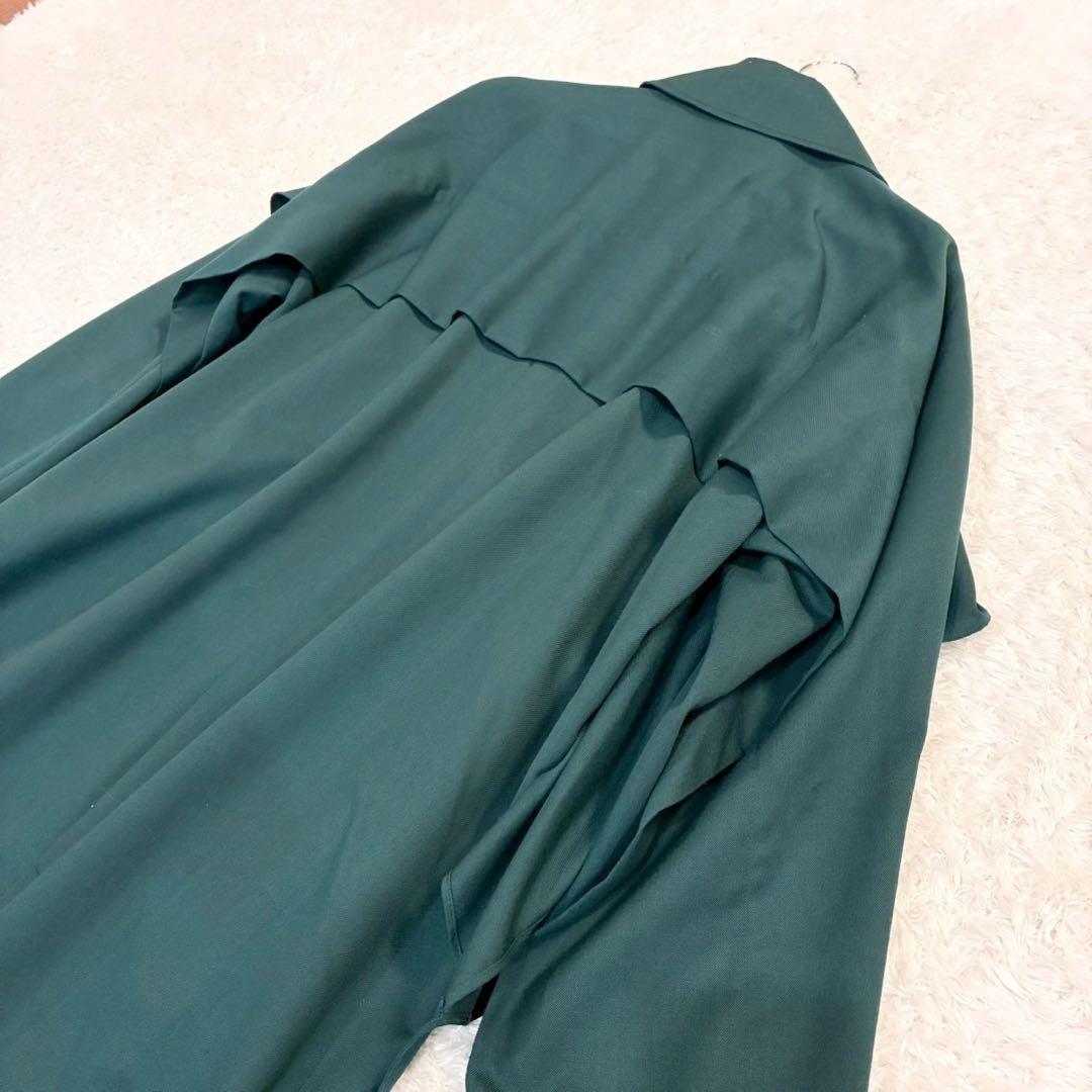 エンフォルド WO/PEギャバ レイヤードトレンチコート 38 M