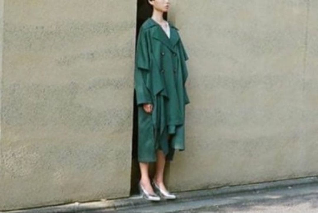 エンフォルド WO/PEギャバ レイヤードトレンチコート 38 M