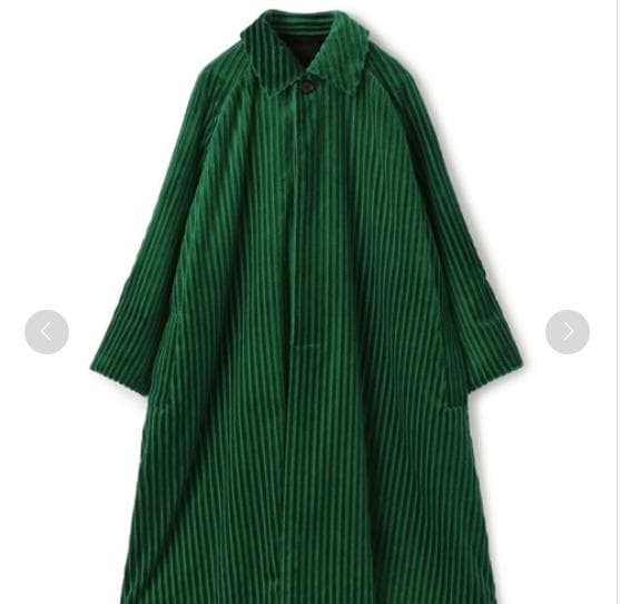 S*N様 廃盤 CABaN コーデュロイロングコート グリーン ユニセックス 定