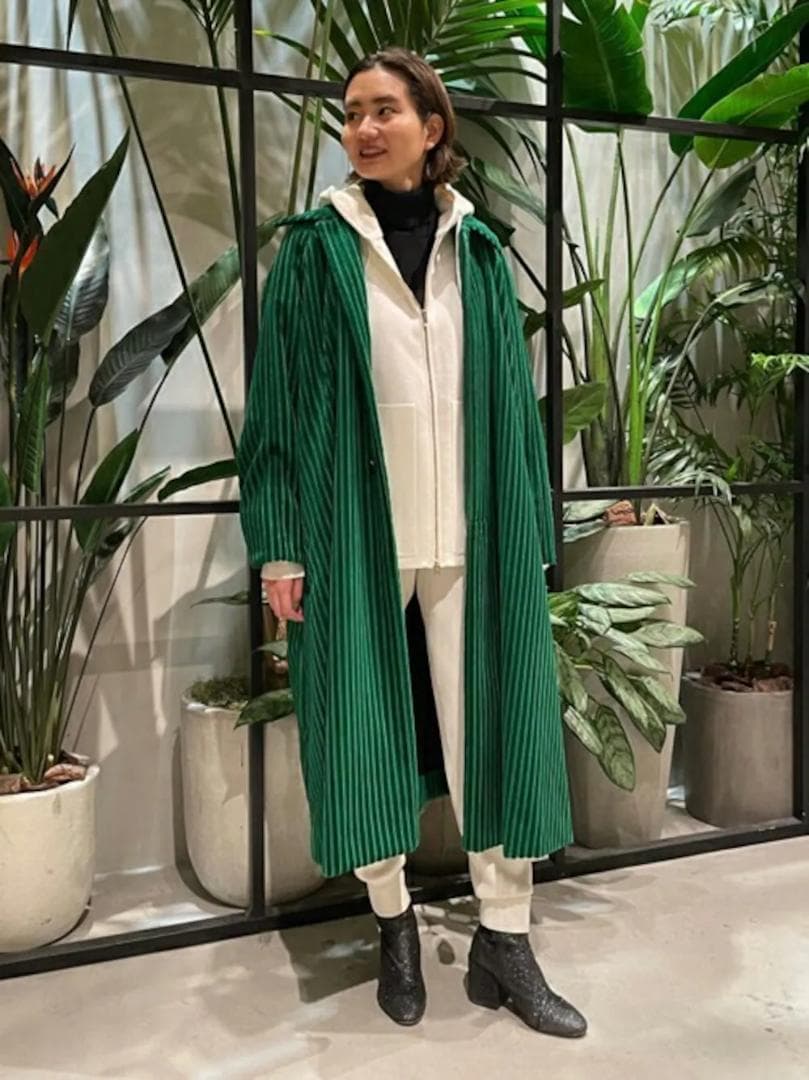 S*N様 廃盤 CABaN コーデュロイロングコート グリーン ユニセックス 定